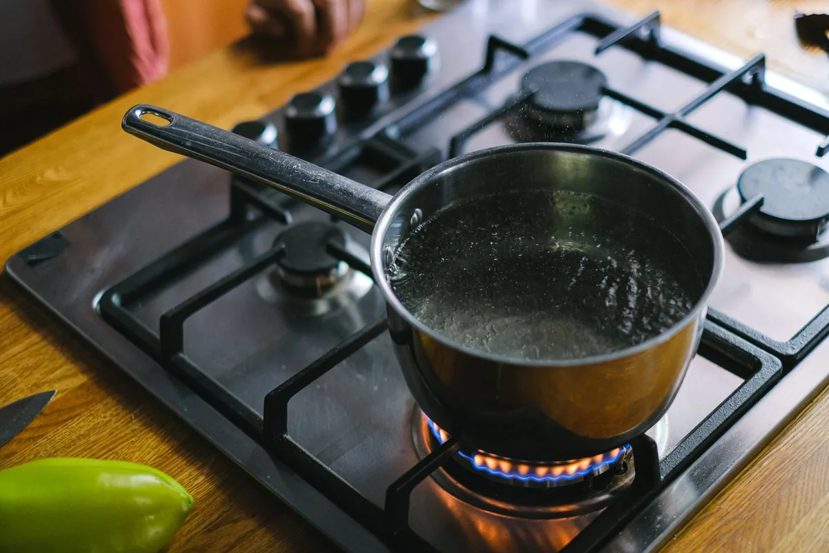 A boiling water canner