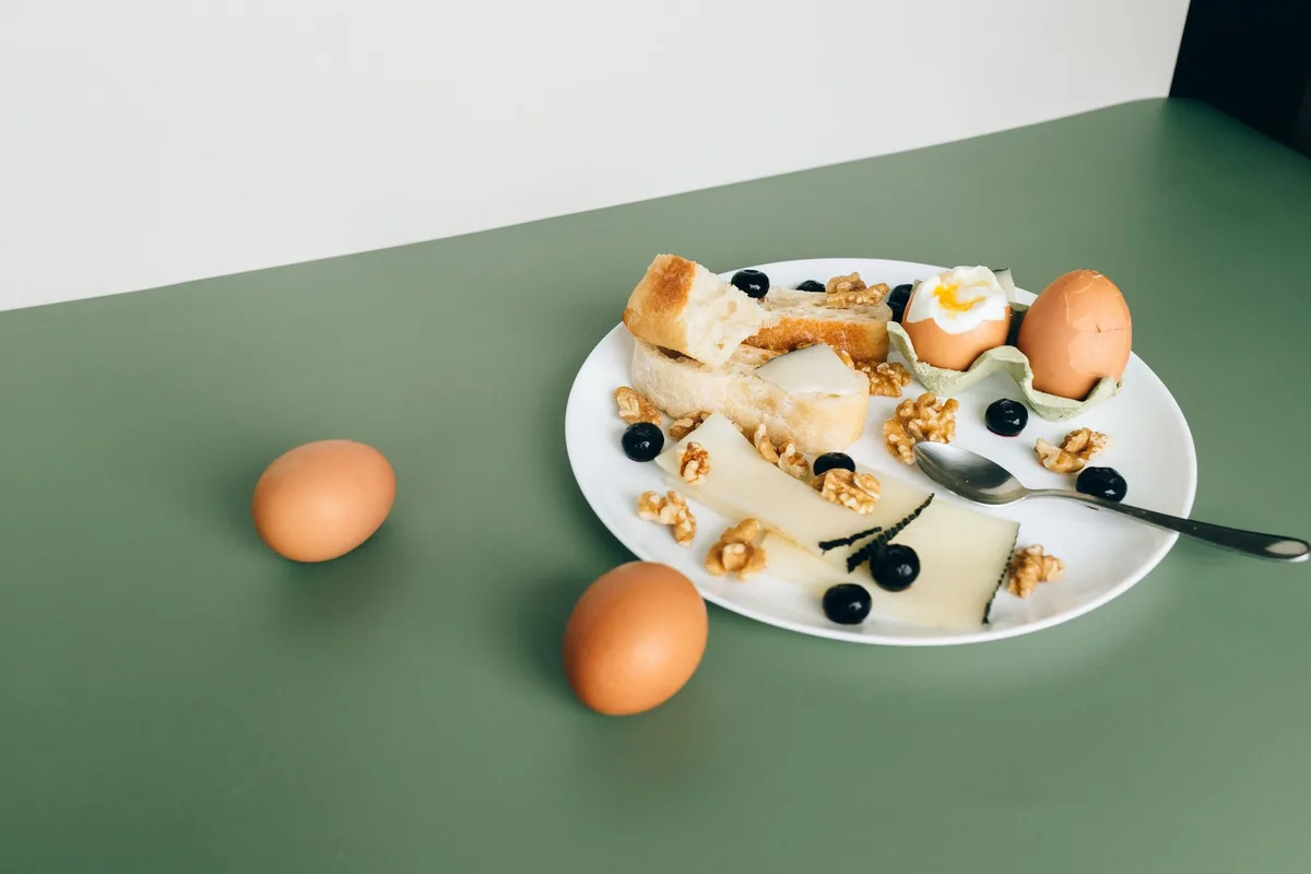 Breakfast on a table