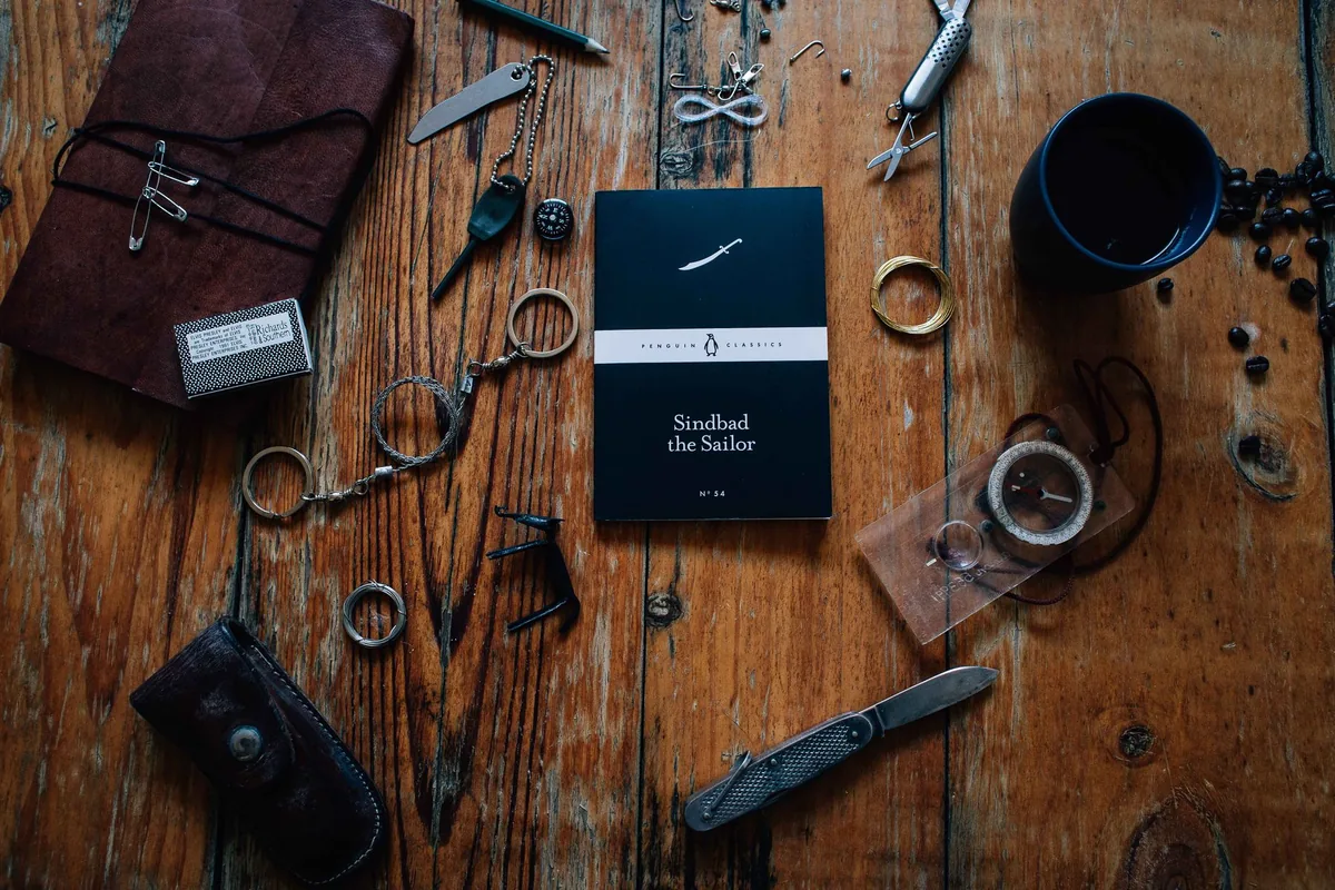 A coat pocket emptied onto a table