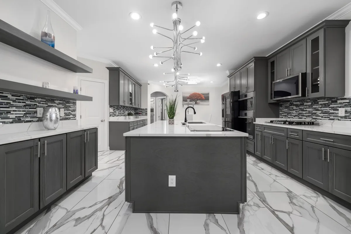 A modern kitchen