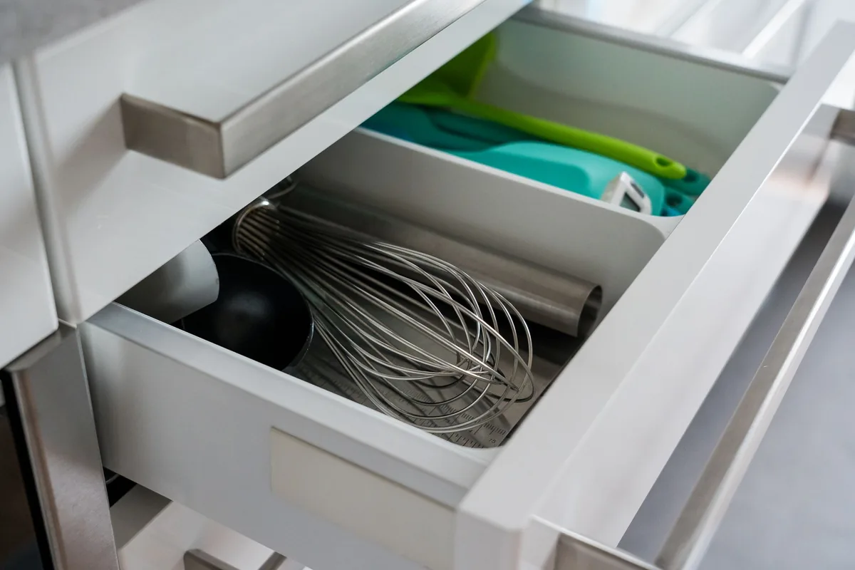 Kitchen tools organised