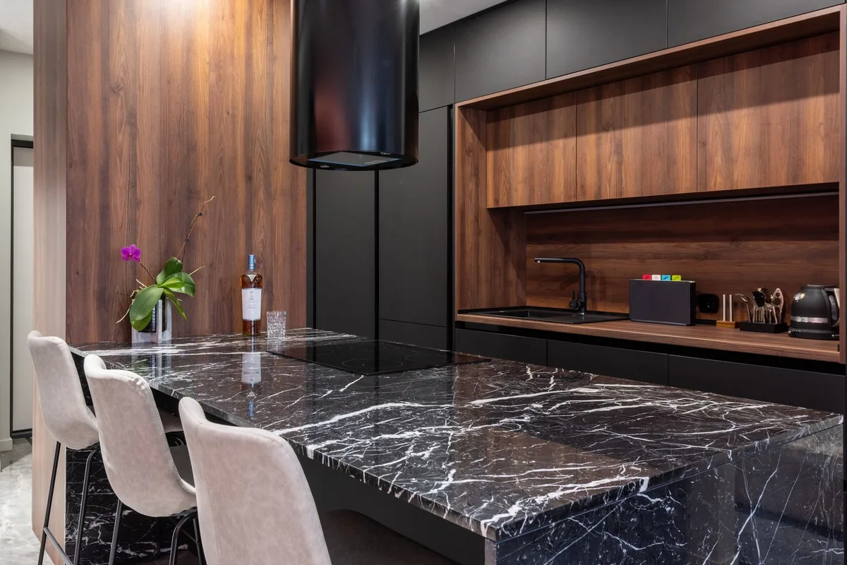 An induction cooktop