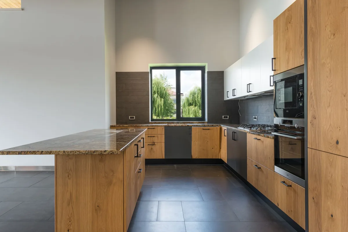 A modern fitted kitchen