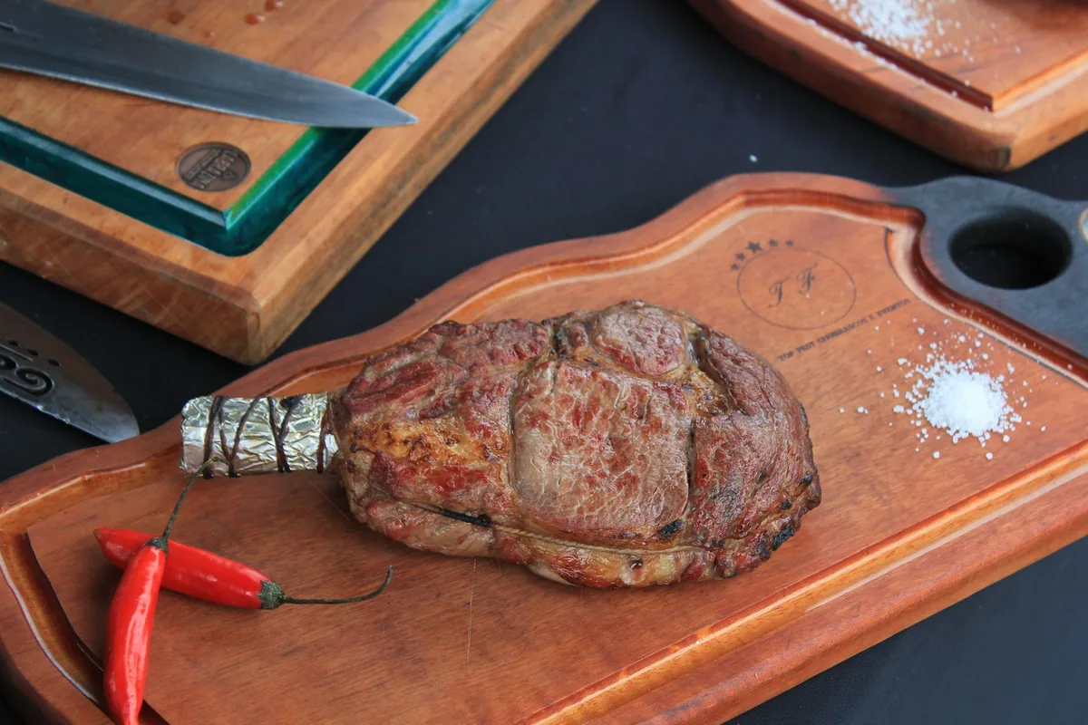 A rested steak