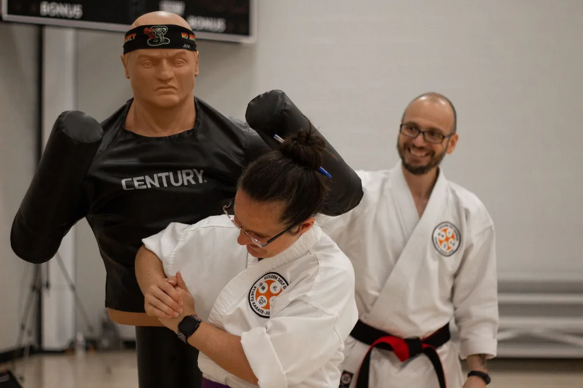 A self-defence class