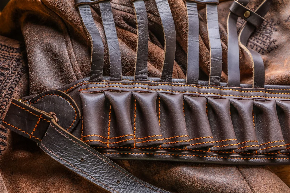 Leather and rustic wood