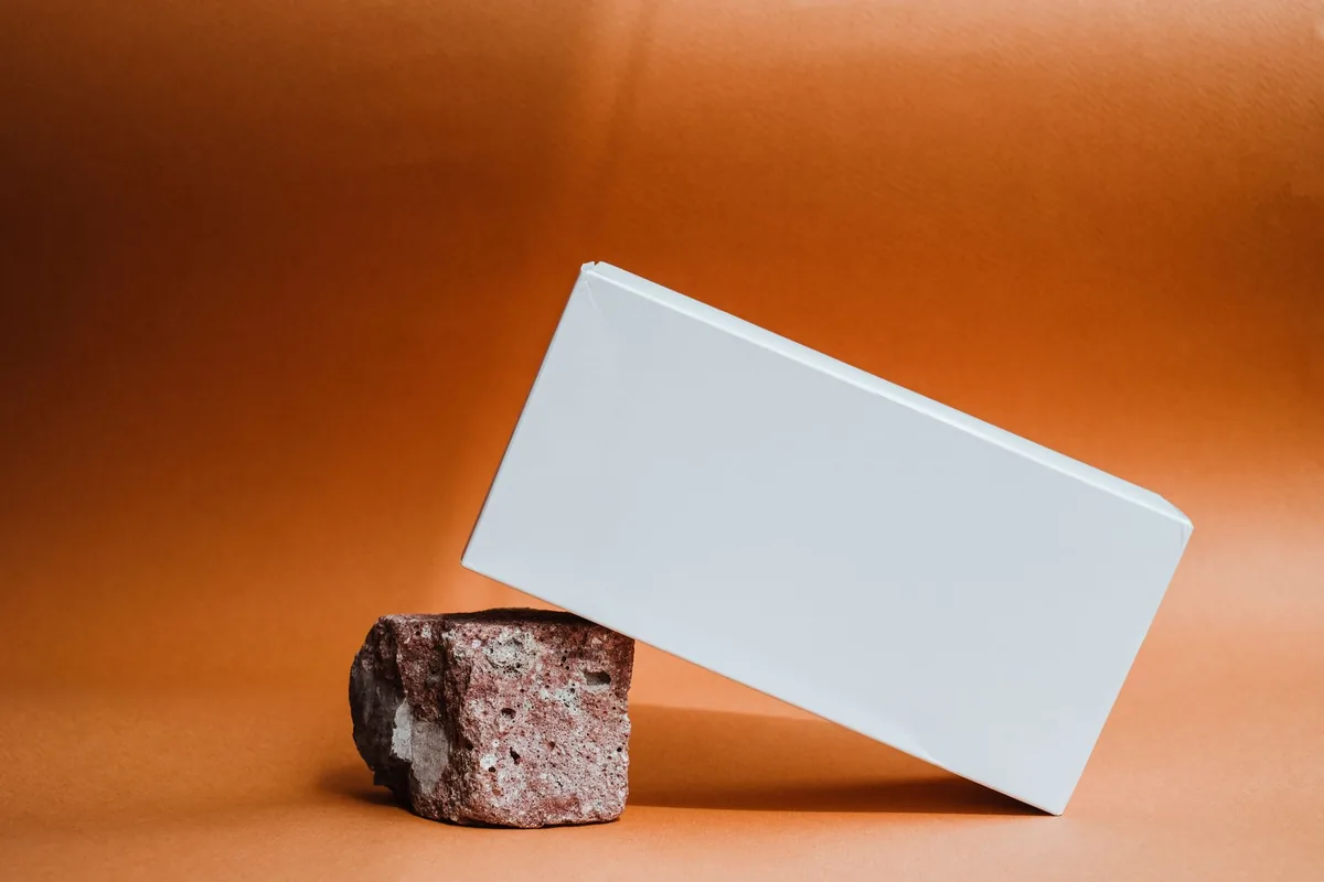 A small white box