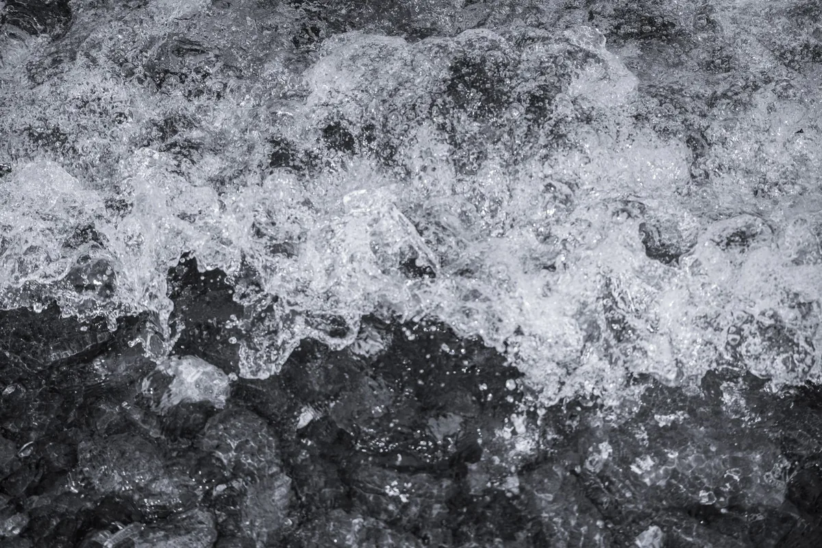 Water on a wet surface