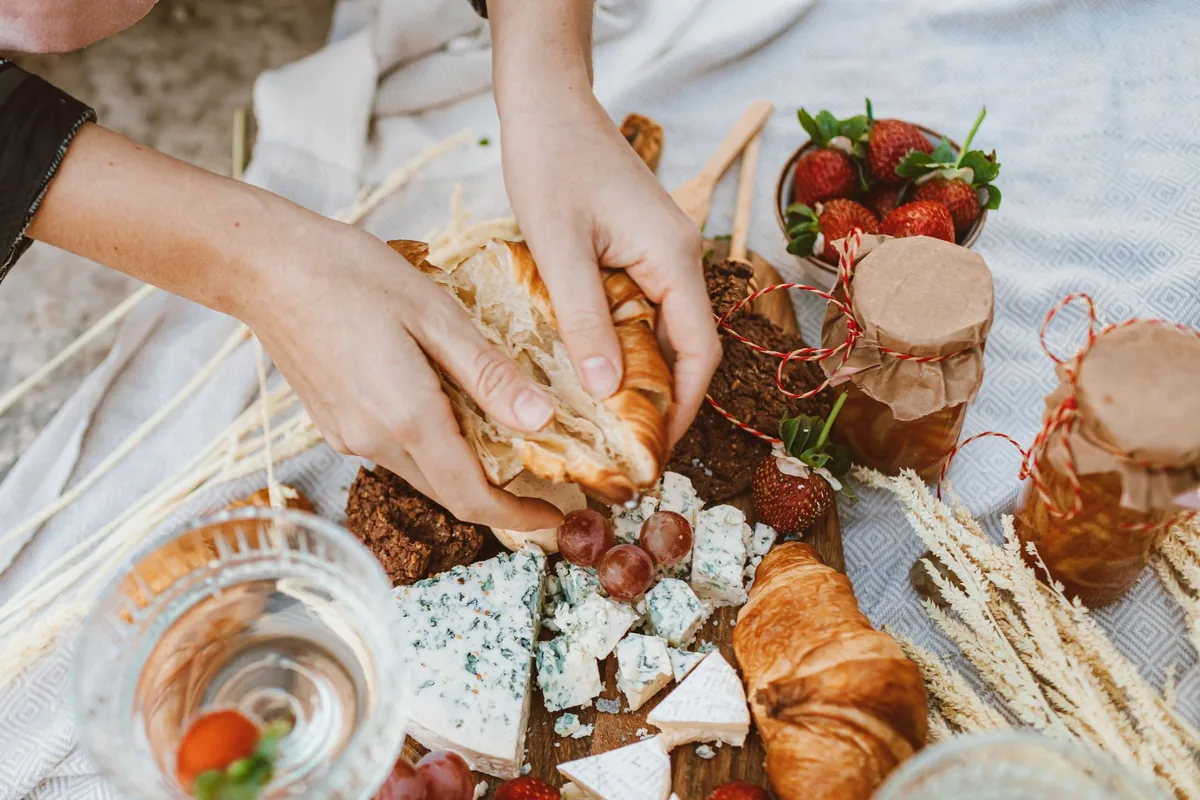 A weekend brunch table