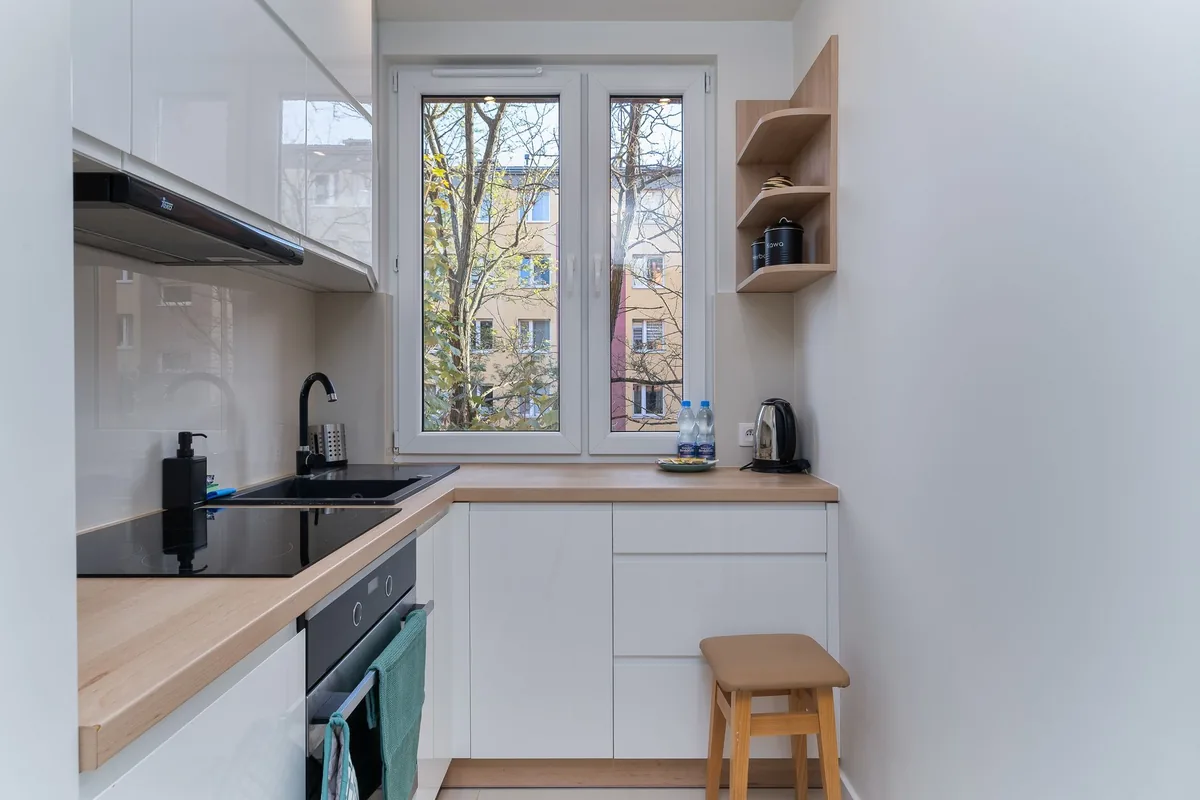 An apartment kitchen corner