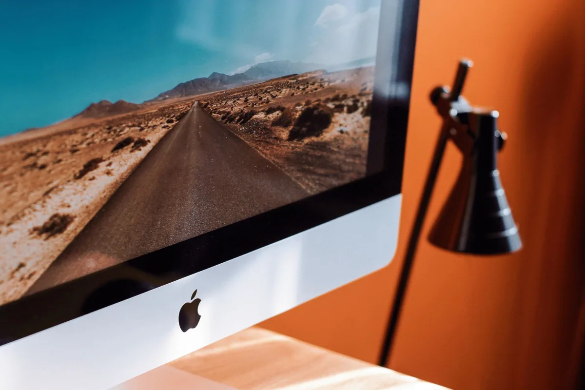 An office desk workspace