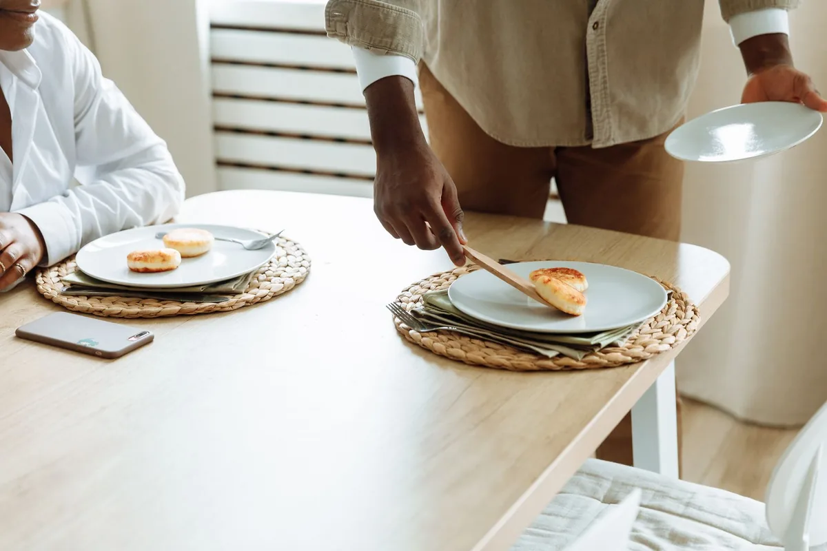 Breakfast for two people