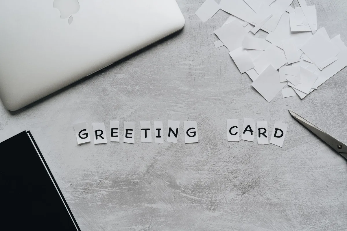 Card being scored