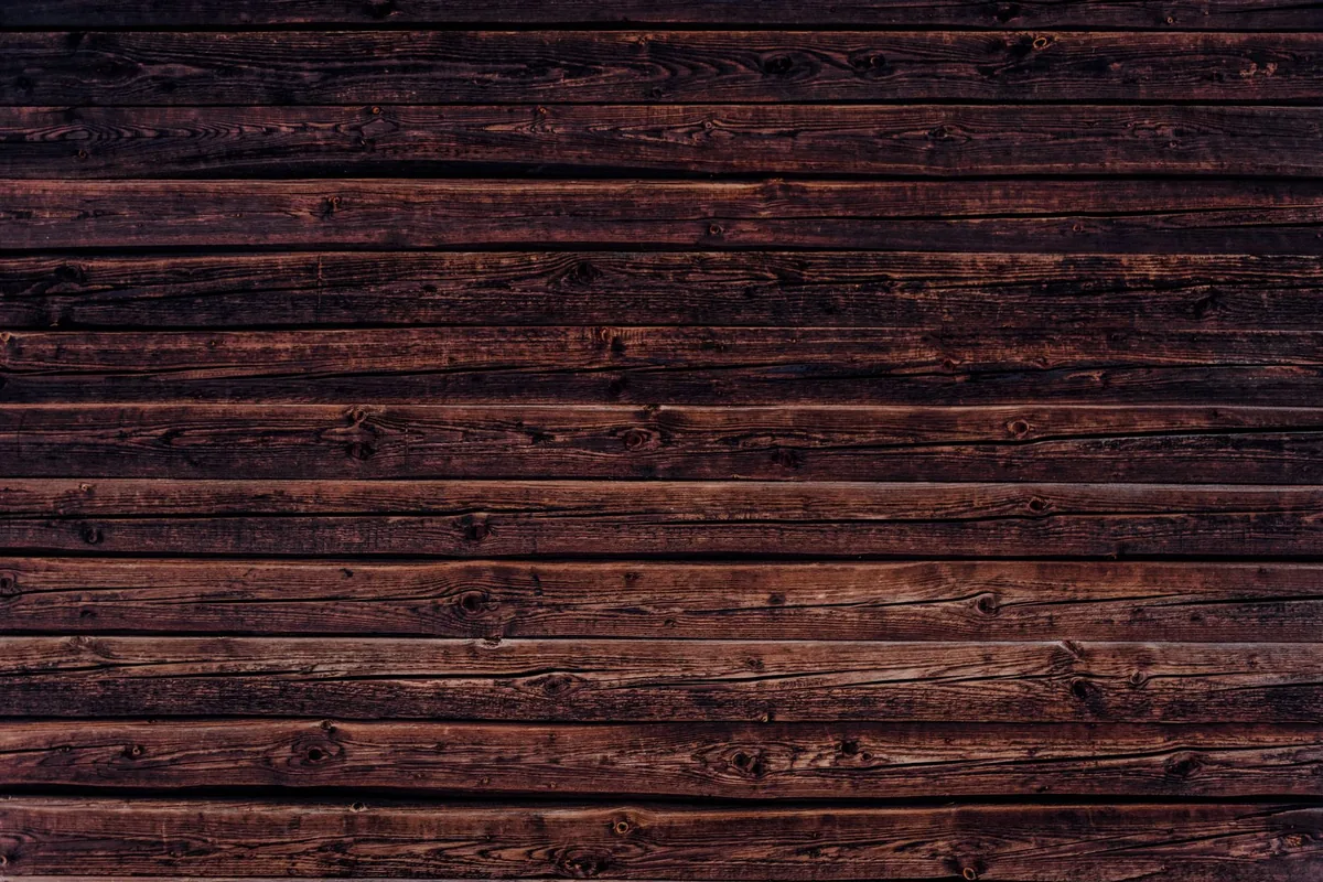 A wooden table surface