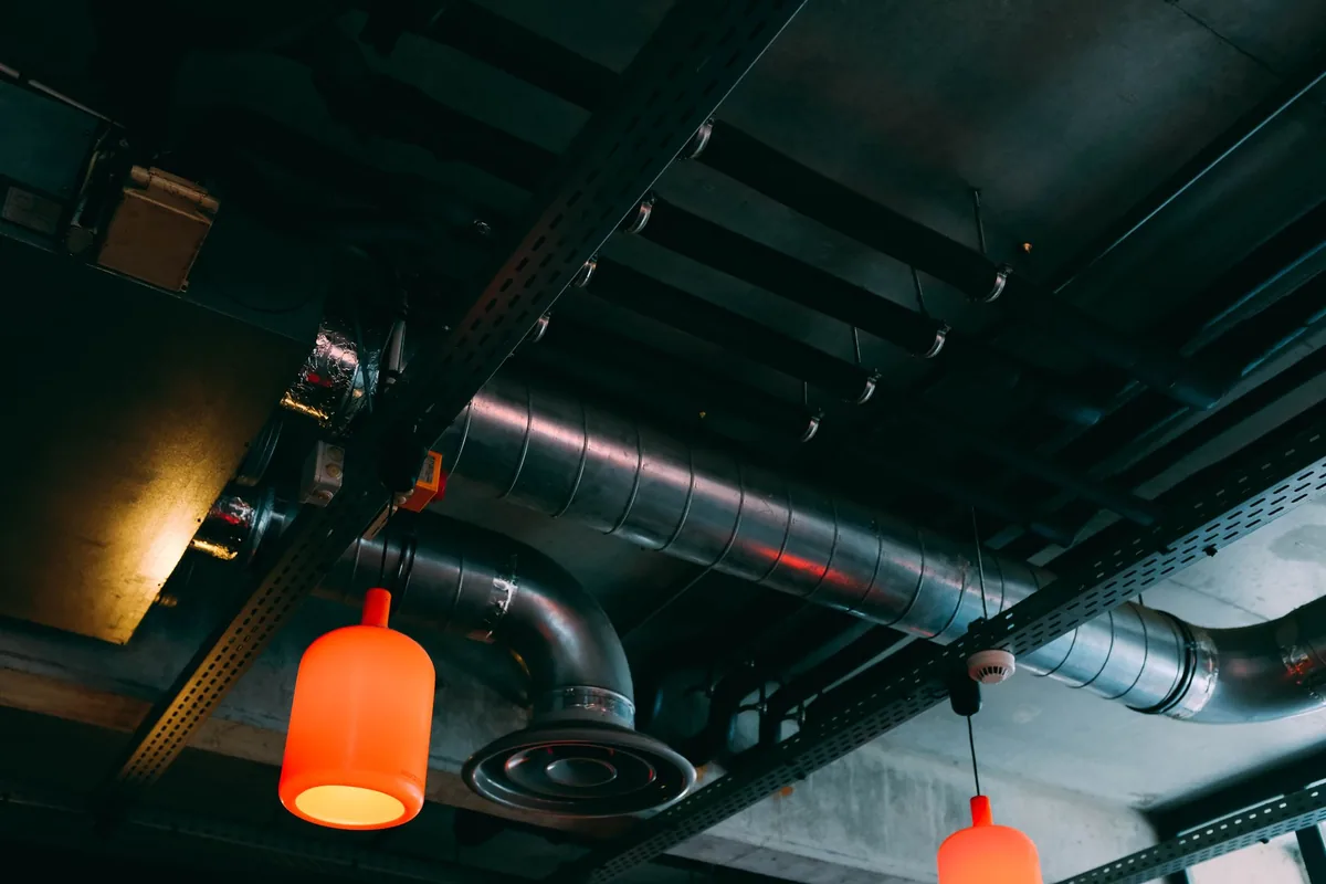 Ducting and ceiling services