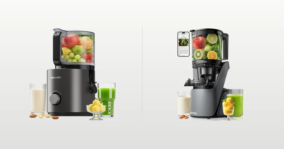 Cold press juicers compared side by side
