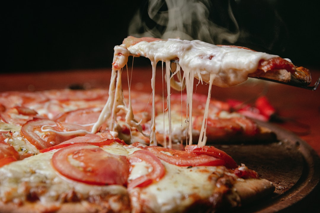 Classic plain cheese pizza