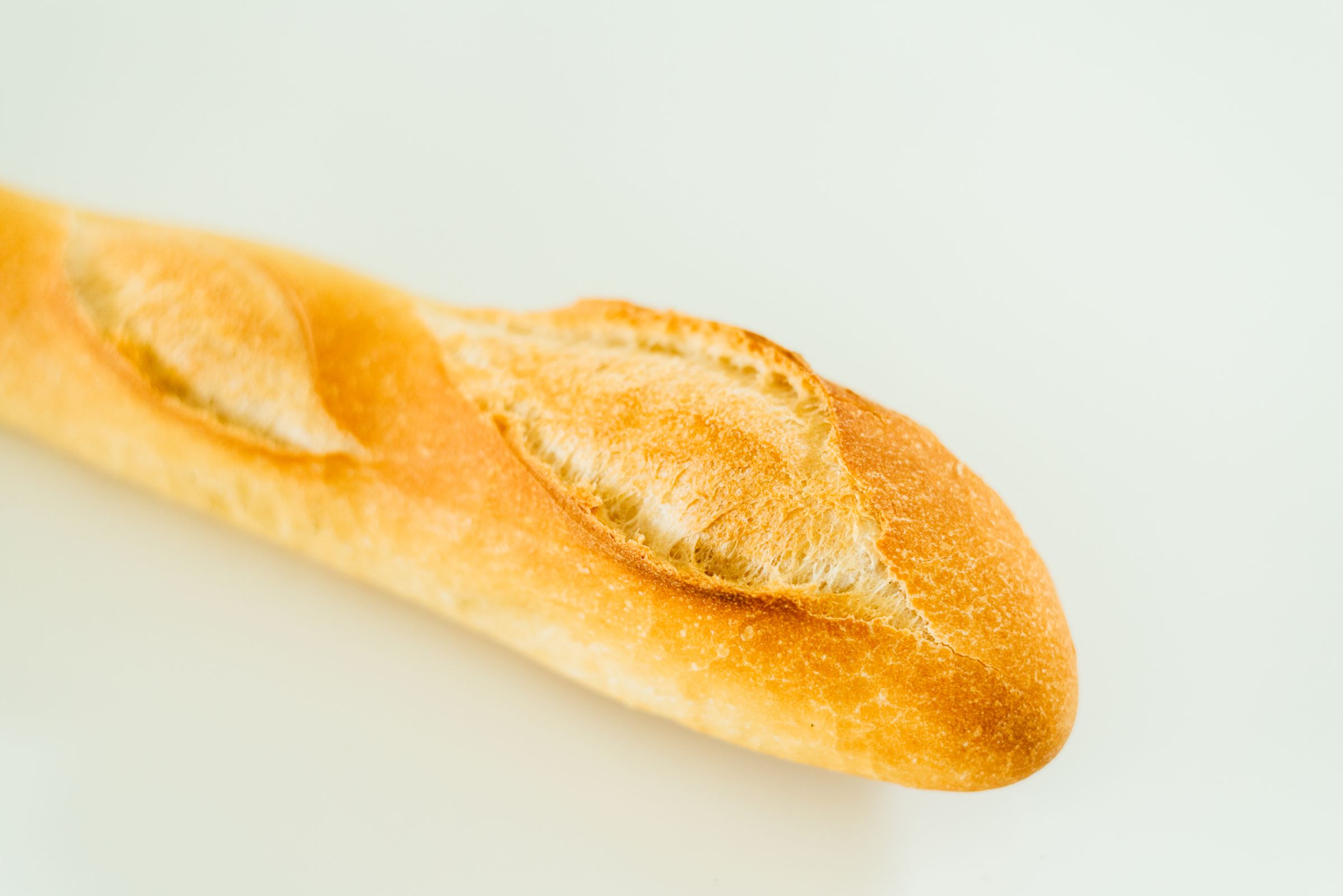 Fresh baked baguette roll