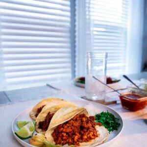 Tacos & Can of Soda