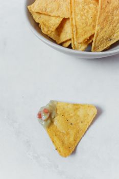 Bowl of tortilla chips