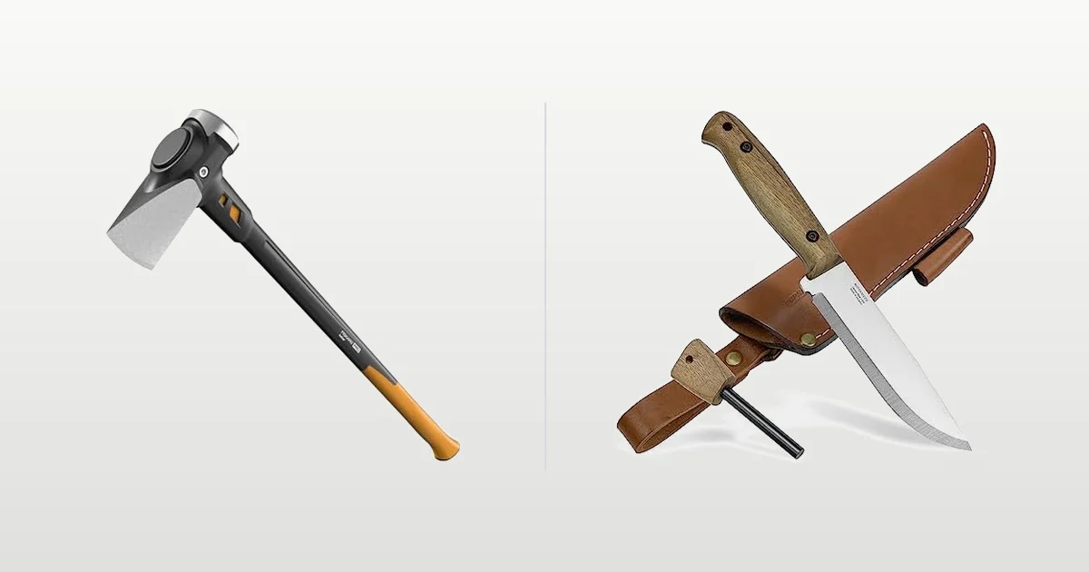 The Best Survival Knife for Splitting Wood Is an Axe