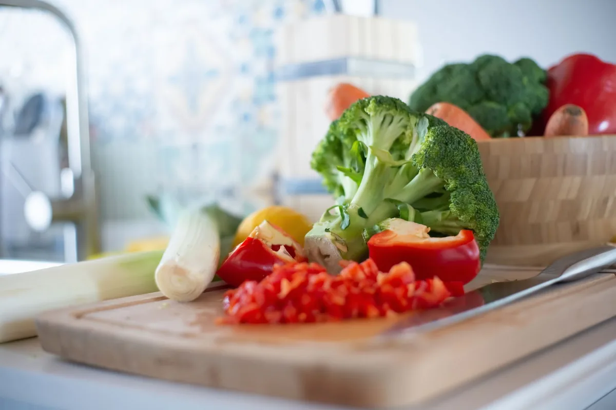 Vegetables part prepared