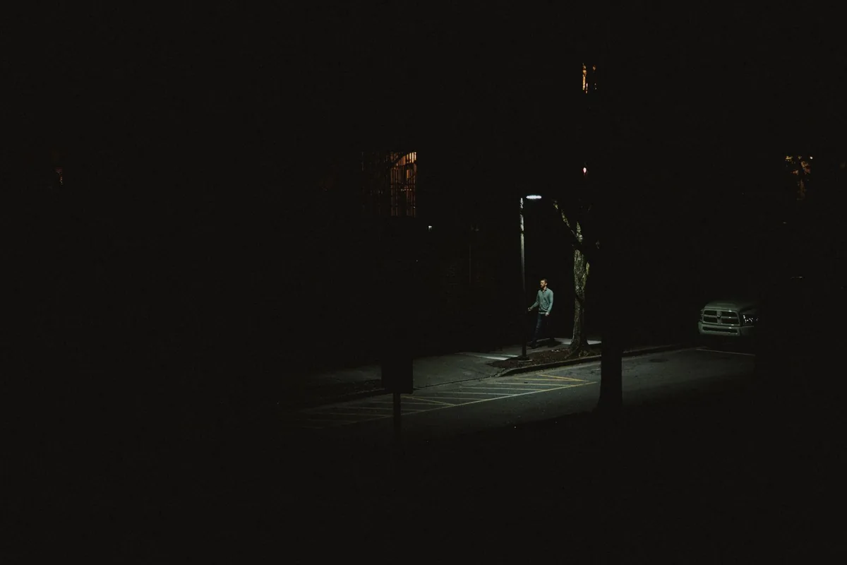 Walking home after dark